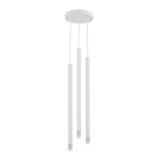 Lampa wisząca sople biała SOPEL LASER 3 33255