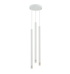 Lampa wisząca sople biała SOPEL LASER 3 33255