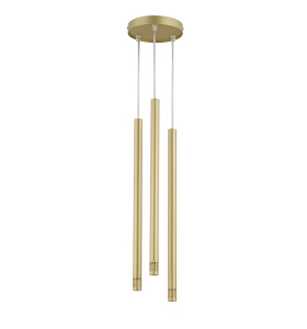 Lampa wisząca sople złota SOPEL LASER 3 33256