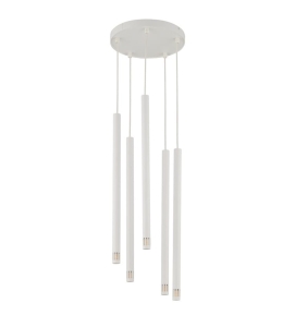 Lampa wisząca sople biała SOPEL LASER 5 33229