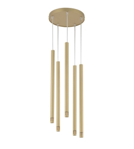 Lampa wisząca sople złota SOPEL LASER 5 33230