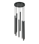 Lampa wisząca sople czarna SOPEL LASER 8 33231