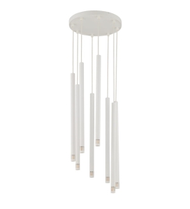 Lampa wisząca sople biała SOPEL LASER 8 33232