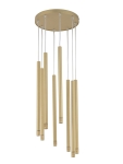 Lampa wisząca sople złota SOPEL LASER 8 33233