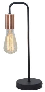 HERPE LAMPA GABINETOWA 1X60W E27 CZARNY 41-66862