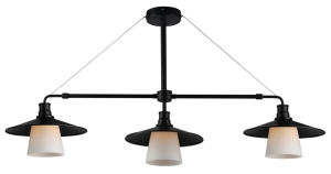 LOFT LAMPA WISZĄCA 3X60W E27 CZARNY 33-43115