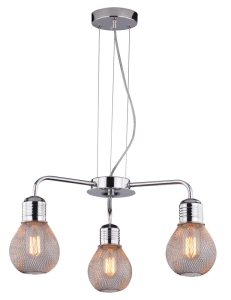 GLIVA LAMPA WISZĄCA 3X60W E27 CHROM (BEZ ŻARÓWEK) 33-58539