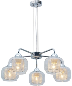 RAY LAMPA WISZĄCA 5X40W E14 CHROM 35-67098