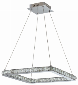 LORDS LAMPA WISZĄCA KWADRAT 42X42 24W LED CHROM 31-34854