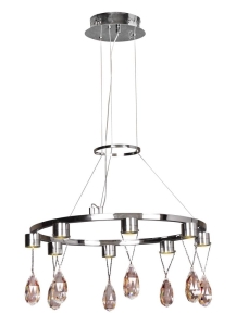 PRISMA LAMPA WISZĄCA 8X3W LED CHROM 38-26064