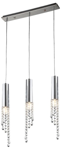 DUERO LAMPA WISZĄCA 3X3W LED GU10 CHROM 33-25272