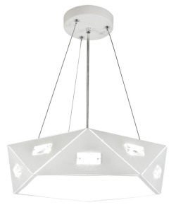 NEMEZIS LAMPA WISZĄCA PIĘCIOKATNY 42 3X40W G9  Z ŻARÓWKĄ BIAŁY 31-59147