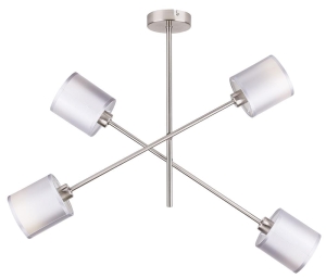 SAX LAMPA WISZĄCA SZTYCA 4X40W E14 SATYNA 34-70692
