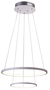 LUNE LAMPA WISZĄCA 50 OKRĄGŁY PODWÓJNY 40W LED 4000K BIAŁY 32-64752