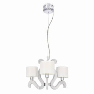 AMBROSIA 1 LAMPA WISZĄCA 3X40W E14 + 18,4W LED CHROM 33-33895