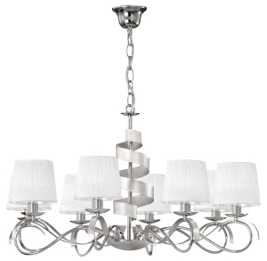 DENIS LAMPA WISZĄCA 8X40W E14 CHROM 38-23452