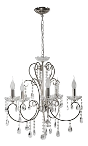 AURORA LAMPA WISZĄCA 5*40W E14  CHROM