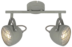 PENT LAMPA SUFITOWA LISTWA 2X50W GU10  BETONOWY SZARY