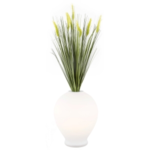 Lampa stołowa w białym kolorze z funkcją wazonu AMARYLIS 4095