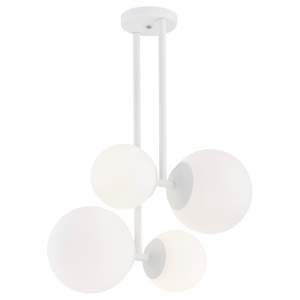 Lampa wisząca 4 kule wiszące na metalowym stelażu ASPEN 1644