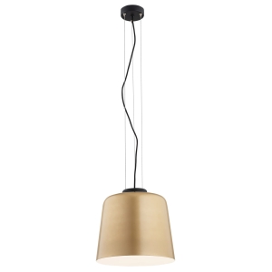 Lampa wisząca z złotym kloszem ze szkła BERKLEY 4690