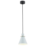 Lampa wisząca retro złote dodatki błękit Beverly 4682