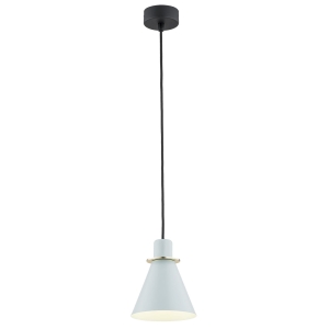 Lampa wisząca retro złote dodatki błękit Beverly 4682