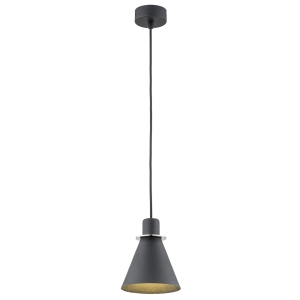 Lampa wisząca retro chromowane dodatki Beverly 4688