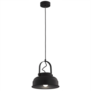 Lampa wisząca czarna dekoracja domu E27 DAKOTA 8285