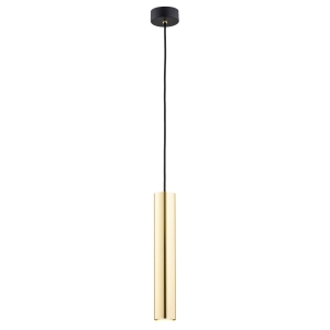 Złota tuba lampa wisząca GOMERA PLUS 4755