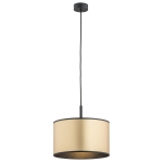 Elegancka złota lampa wisząca ze złotym abażurem klasyczna stylistyka minimializm KARIN 4291