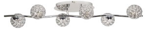 STARLET LAMPA SUFITOWA LISTWA 6X40W G9 CHROM/TRANSPARENT
