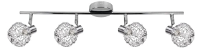COLLAR LAMPA SUFITOWA LISTWA 4X40W G9 CHROM