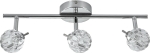 BOMBOLA LAMPA SUFITOWA LISTWA 3X40W G9 CHROM BEZ ŻARÓWEK