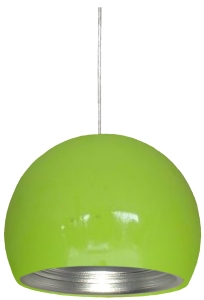 PICTOR LAMPA WISZĄCA 25 1X60W E27 ZIELONY/SREBRNY ODBŁYŚNIK