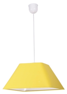 ROBIN LAMPA WISZĄCA 35 1X60W E27 ŻÓŁTY  PROMO (ABAŻUR 77-01771+LINKA 85-89369)