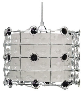 SENECA LAMPA WISZĄCA 30 1X40W E27 CZARNY + LINKA 85-10523