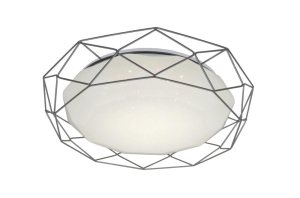SVEN LAMPA SUFITOWA PLAFON 43 16W LED 3000K SZARY