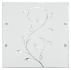 FONTANA LAMPA SUFITOWA PLAFON 30X30 1X60W E27 KRYSZTAŁKI
