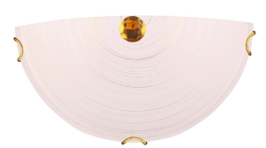 MILA LAMPA SUFITOWA PLAFON 1X60W E27 ZŁOTY 1/2