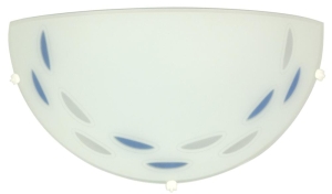 ŁEZKA  LAMPA SUFITOWA PLAFON 1/2 NIEBIESKI 60W ECO