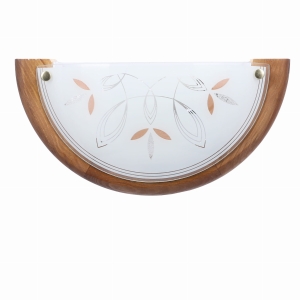 RUSTICA LAMPA SUFITOWA PLAFON 0,5 DREWNO STANDARD 1X60 W E27 DĄB