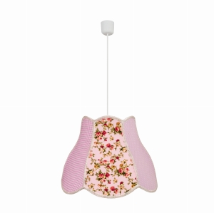 ZUZA LAMPA WISZĄCA 35 1X60W E27 RÓŻOWY