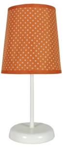 GALA LAMPA 1X40W E14 POMARAŃCZOWA W KROPKI