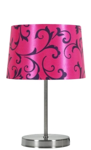 AROSA LAMPA 1X40W E14 RÓŻOWY