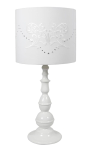 LANS LAMPA 1X60W E27 BIAŁA