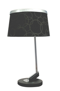 IMPRESJA LAMPA 1*60W E27 CZARNA CHROM