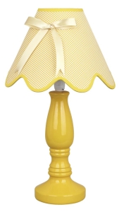 LOLA LAMPKA GABINETOWA 1X40W E14 ŻÓŁTA