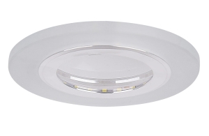 SSP-27 AL/FR LAMPA STROPOWA SREBRNY 2X5W LED 4000K KLOSZ MROŻONY