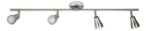 LAMPA JAWA LISTWA 4X7W GU10 ENERGO  NIKEL MATT